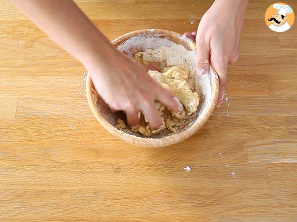 Äppel- och mandeltårta (Tarte normande) - Beredning steg 3