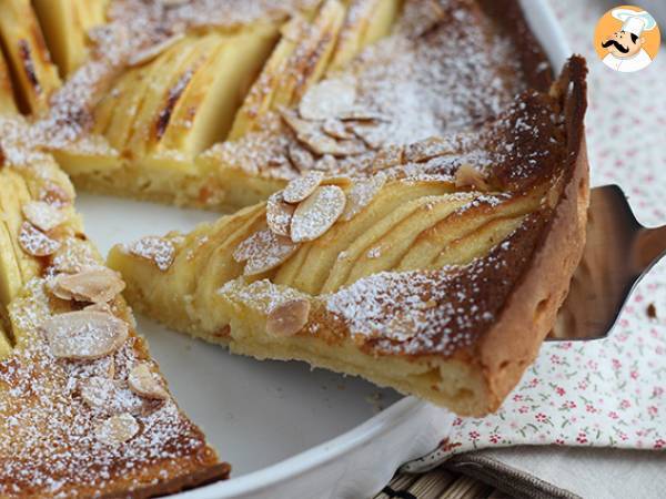 Äppel- och mandeltårta (Tarte normande) - Beredning steg 10