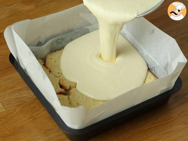 Cheesecake och franska toaststänger (cheesecake-stänger med fransk toast) - Beredning steg 5