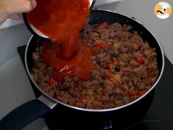 Sloppy Joes-stil hamburgare - Beredning steg 3