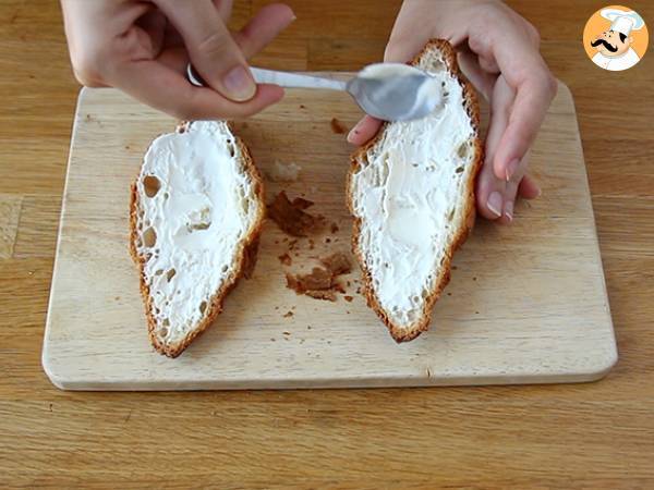 Croissanter med skinka och ost - Beredning steg 1