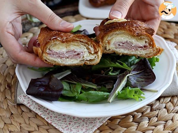 Croissanter med skinka och ost - Beredning steg 5