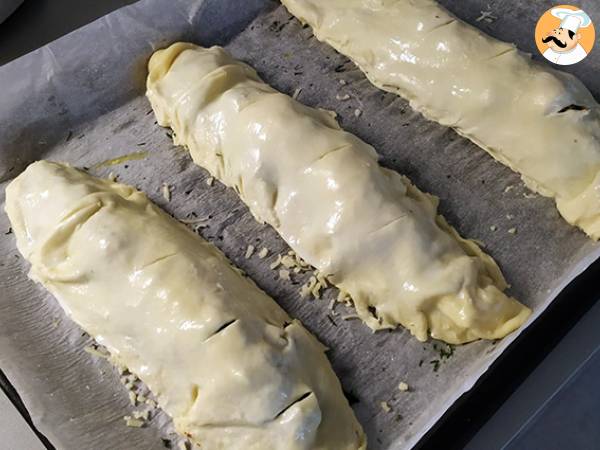 Kummel i smördeg med spenat - Beredning steg 5