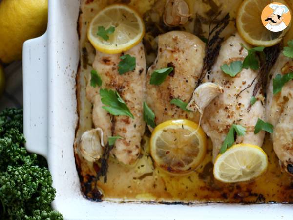 Ugnsbakad kyckling med citron - Beredning steg 5