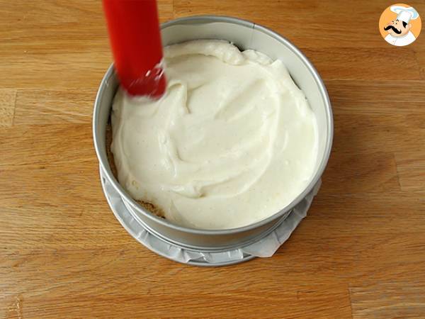 Citroncheesecake utan bakning - Beredning steg 4