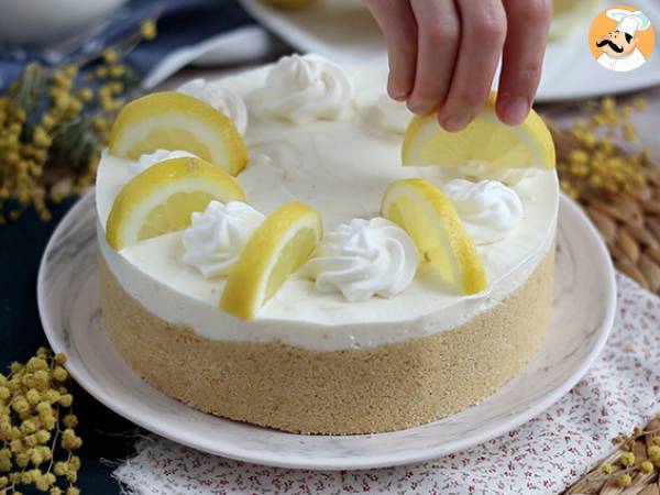 Citroncheesecake utan bakning - Beredning steg 5