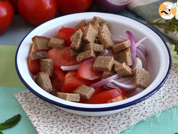 Sallad Panzanella - Beredning steg 1
