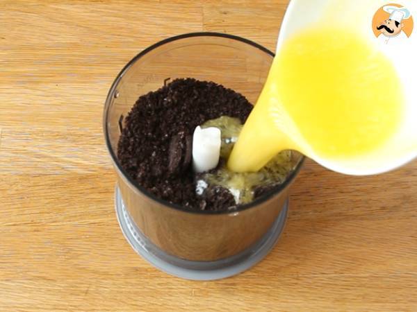 Tartelett med Oreo och choklad - Beredning steg 1