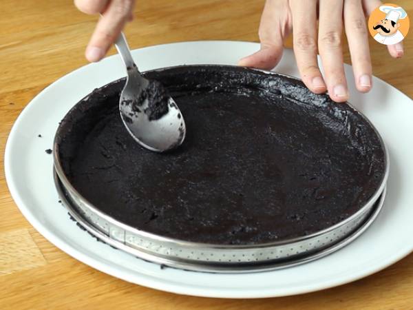 Tartelett med Oreo och choklad - Beredning steg 2