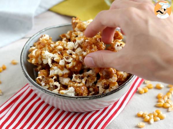 Popcorn med karamell - Beredning steg 7