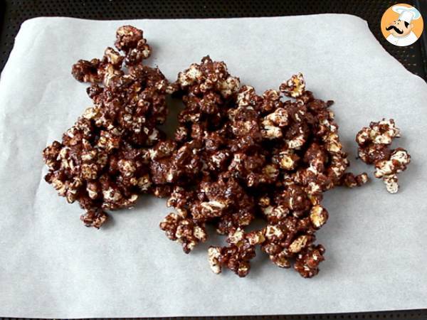 Chokladpopcorn med marshmallow - Beredning steg 6
