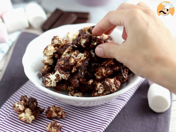 Chokladpopcorn med marshmallow - Beredning steg 7