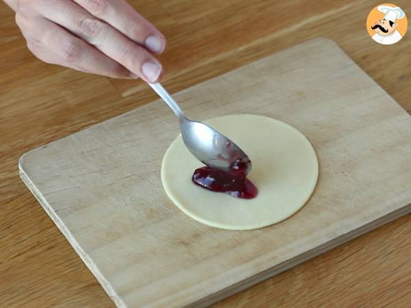 Söta empanadillas med sylt - Beredning steg 6