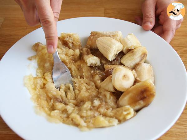Sockerfri banankaka - Bananbröd - Beredning steg 1