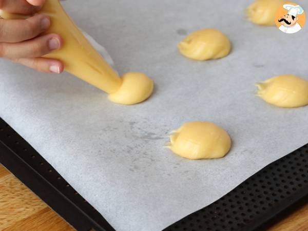 Chouquettes, choux med pärlsocker - Beredning steg 3
