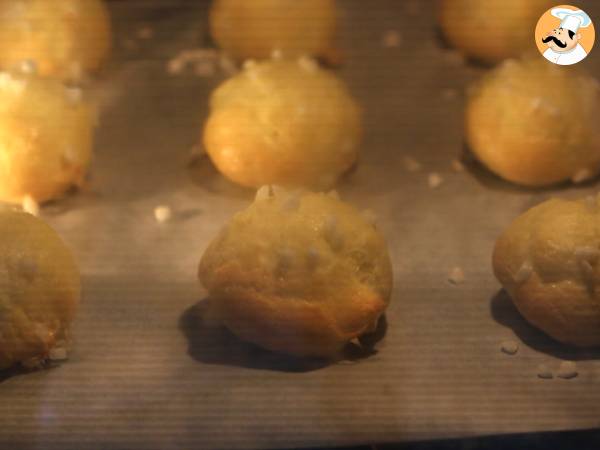 Chouquettes, choux med pärlsocker - Beredning steg 5