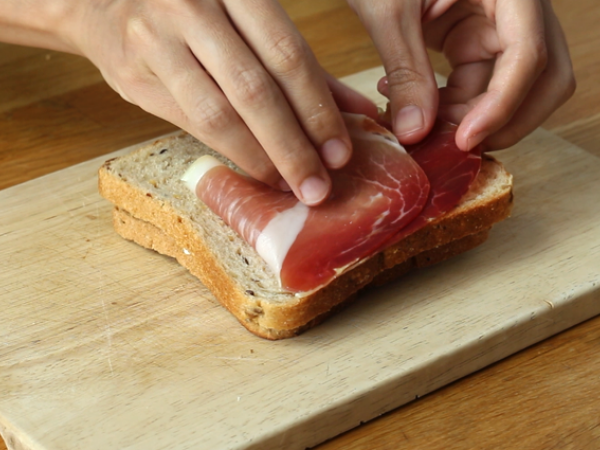 Italiensk Club Sandwich - Beredning steg 3