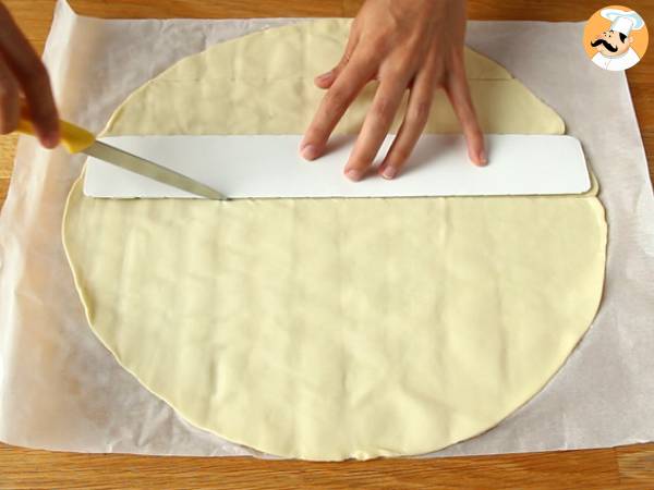 Mini croissant flingor - Beredning steg 1
