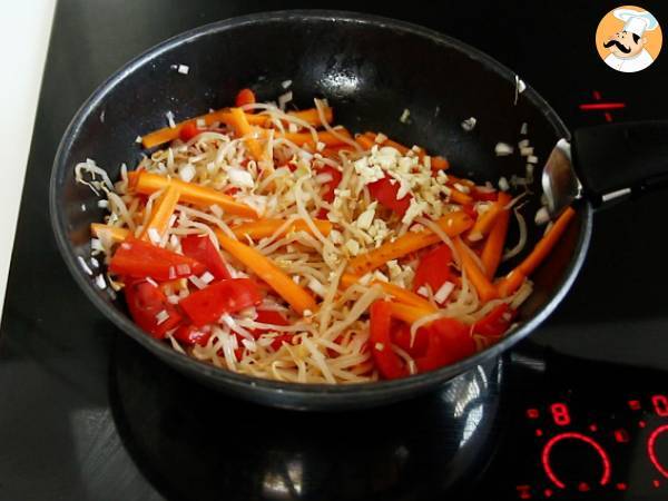 Pad thai med tofu - Beredning steg 5