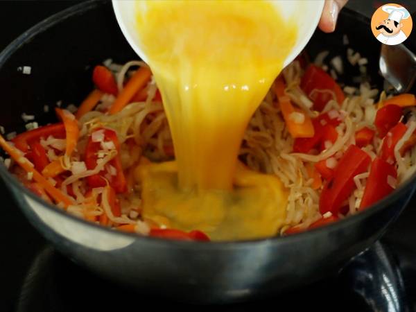 Pad thai med tofu - Beredning steg 6