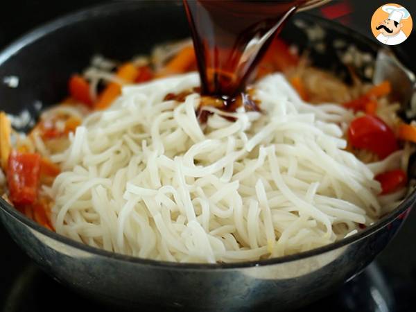 Pad thai med tofu - Beredning steg 7