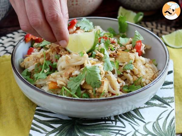 Pad thai med tofu - Beredning steg 8