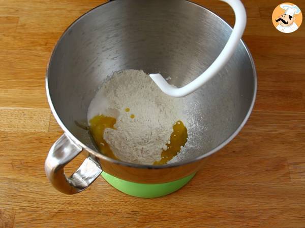 Stekt pitabröd - Beredning steg 1