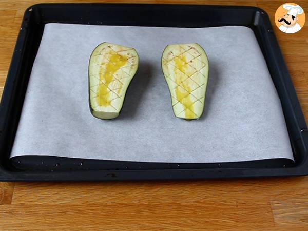 Enkel auberginekaviar - Beredning steg 1