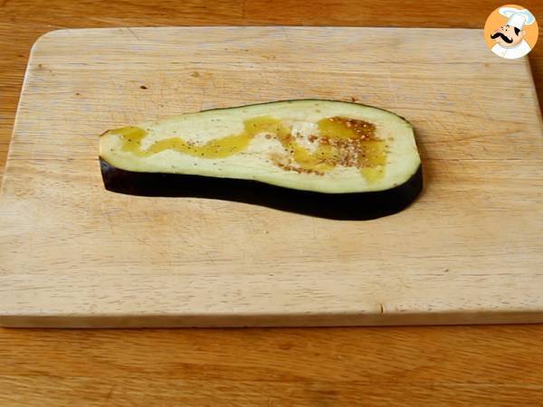 Rullar med aubergine parmigiana - Beredning steg 1