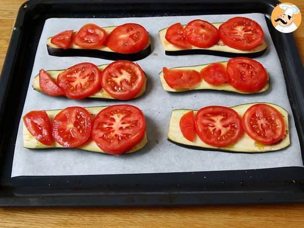 Rullar med aubergine parmigiana - Beredning steg 2