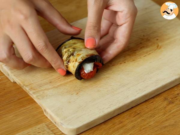 Rullar med aubergine parmigiana - Beredning steg 3