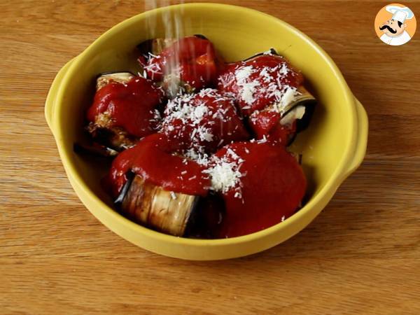 Rullar med aubergine parmigiana - Beredning steg 4