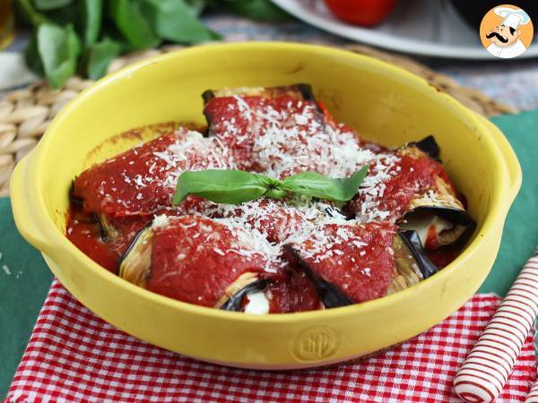 Rullar med aubergine parmigiana - Beredning steg 5