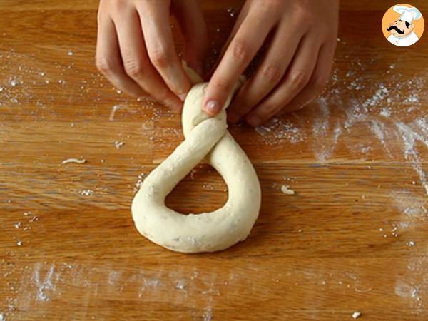 Salta kringlor med mozzarella och rosmarin - Beredning steg 5