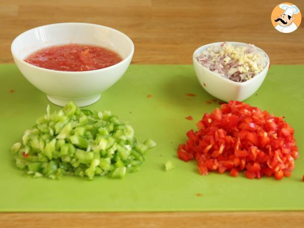 Enkelt ris med bläckfisk - Beredning steg 1