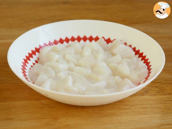 Enkelt ris med bläckfisk - Beredning steg 2