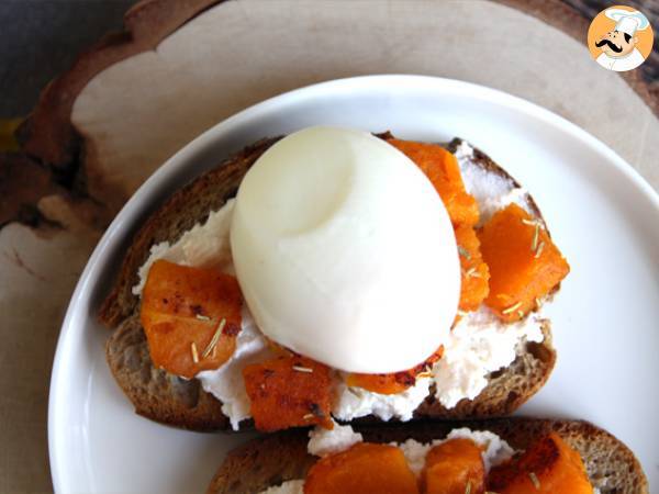 Butternut ricotta och äggsmörgåsar - Beredning steg 3
