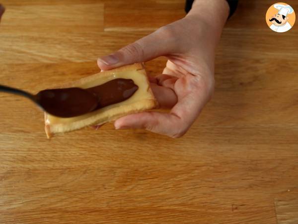 Twix-kex med karamell och mjölkchoklad - Beredning steg 9