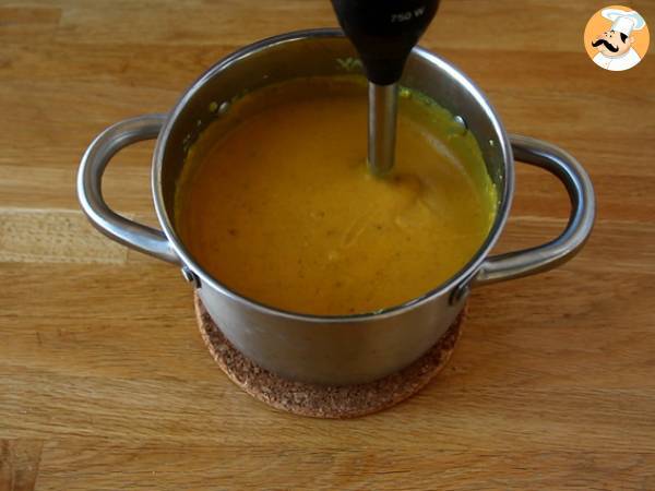 Butternut- och röda linser soppa - Beredning steg 3