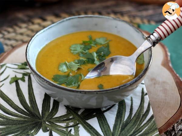 Butternut- och röda linser soppa - Beredning steg 4