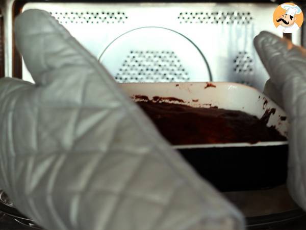 Brownie i mikrovågsugn - Beredning steg 3