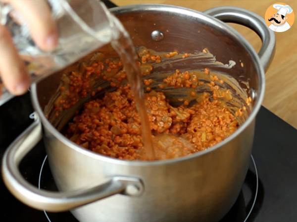 Enkel dahl med korallinser - Beredning steg 4
