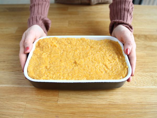 Pumpa- och kokosnötskaka (lätt) - Beredning steg 3
