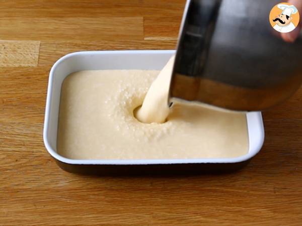 Kokosnötspudding i mikrovågsugnen på 8 minuter - Beredning steg 3