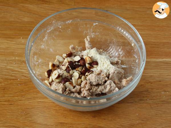 Butternutcrumble med hasselnötter - Beredning steg 3
