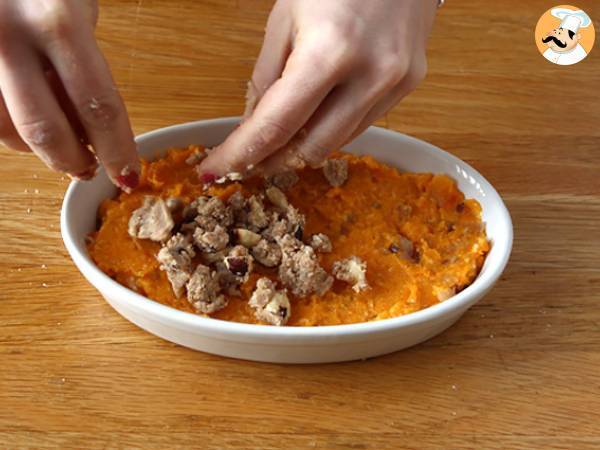 Butternutcrumble med hasselnötter - Beredning steg 4