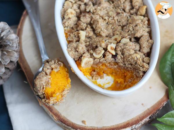 Butternutcrumble med hasselnötter - Beredning steg 5