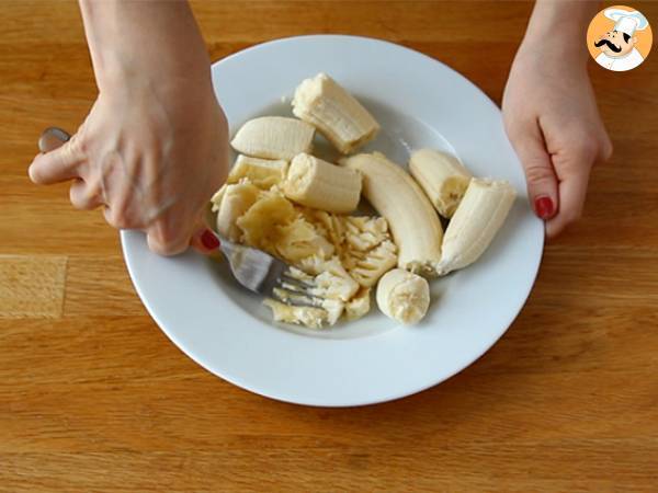 Banan- och chokladkaka - Vegansk och glutenfri - Beredning steg 1
