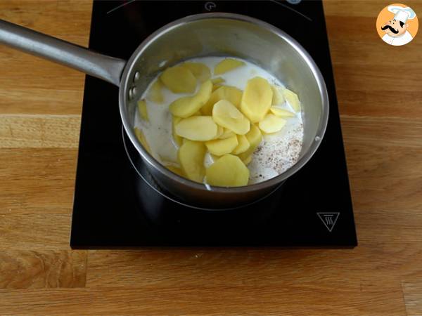Mini gratänger dauphinois - Beredning steg 1