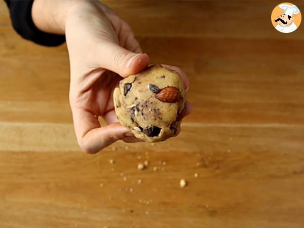 Chokladkakor med jordnötter och mandlar - Beredning steg 3